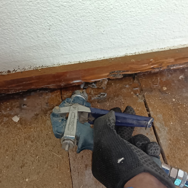 築年数40年のシロアリ駆除の施工事例（大阪府堺市堺区北清水町）