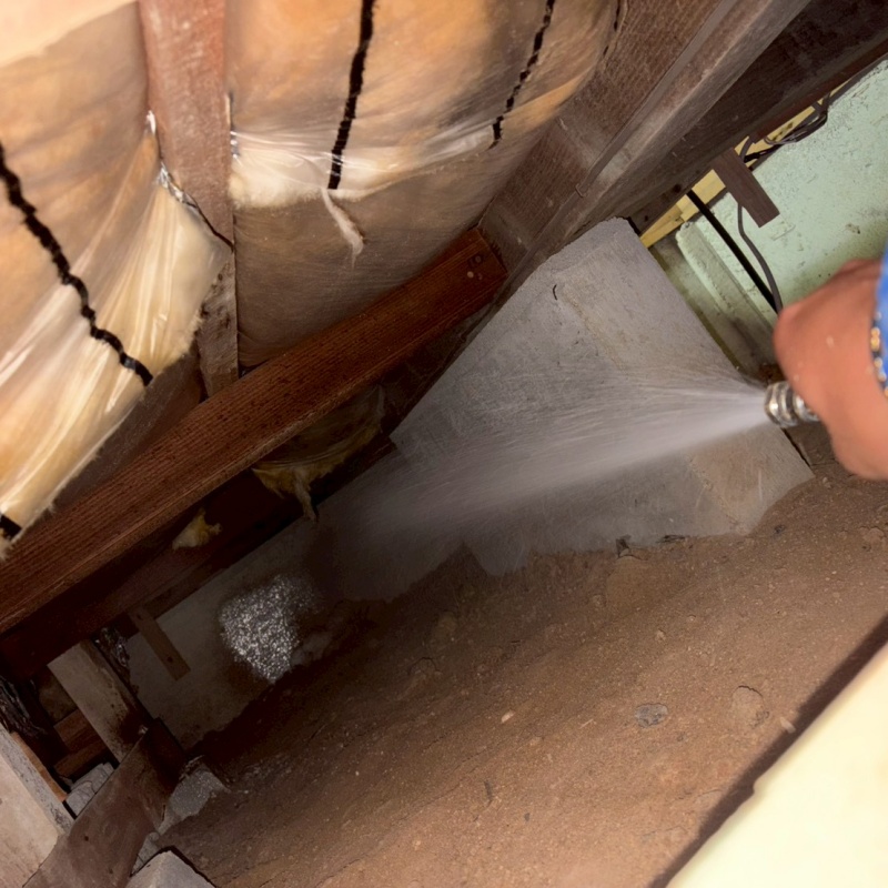 シロアリ駆除の施工事例（広島県安芸郡府中町みくまり）