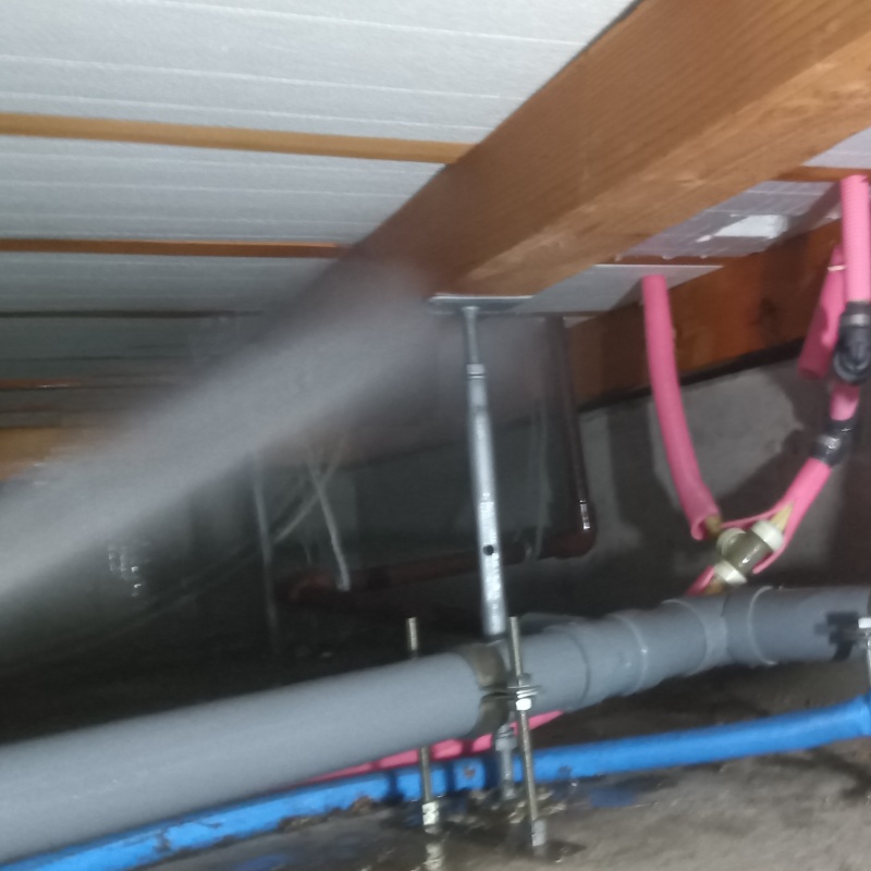 築年数19年のシロアリ予防の施工事例（岡山県岡山市南区植松）