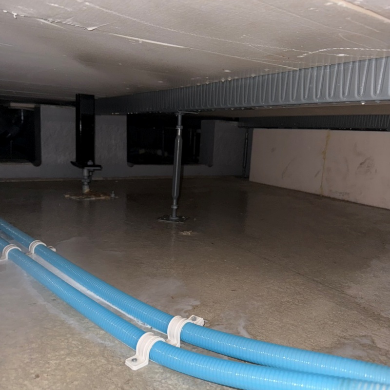 土壌処理が完了した様子