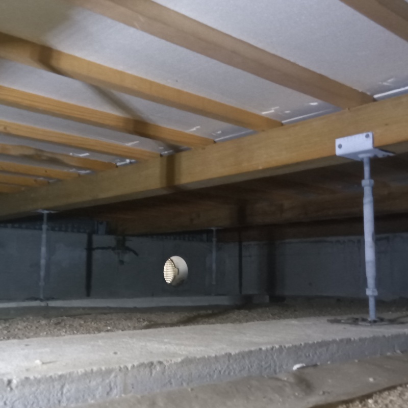 築年数27年のシロアリ予防の施工事例（岡山県赤磐市桜が丘東）