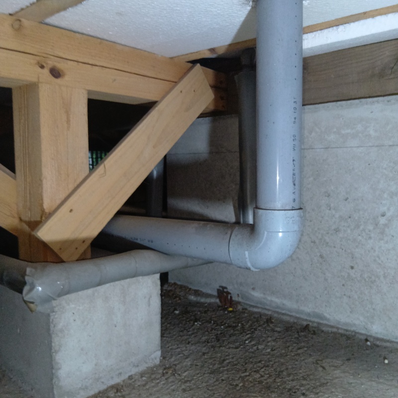 土壌処理が完了した様子