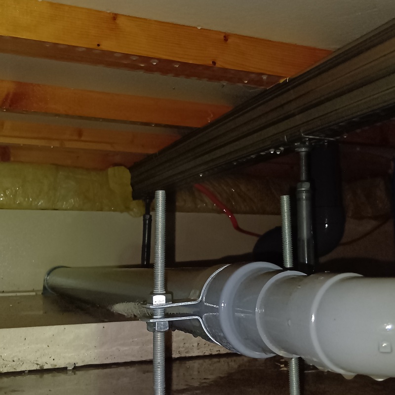 土壌処理が完了した様子