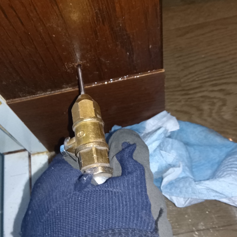 木材に直接シロアリ駆除剤を注入