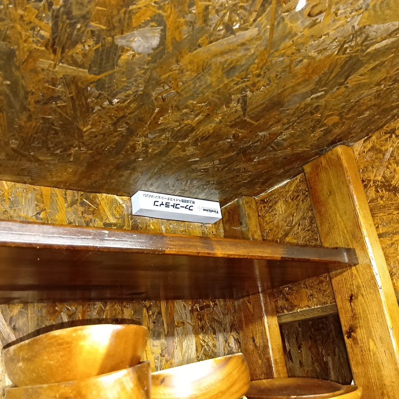 ベイト剤を設置した様子