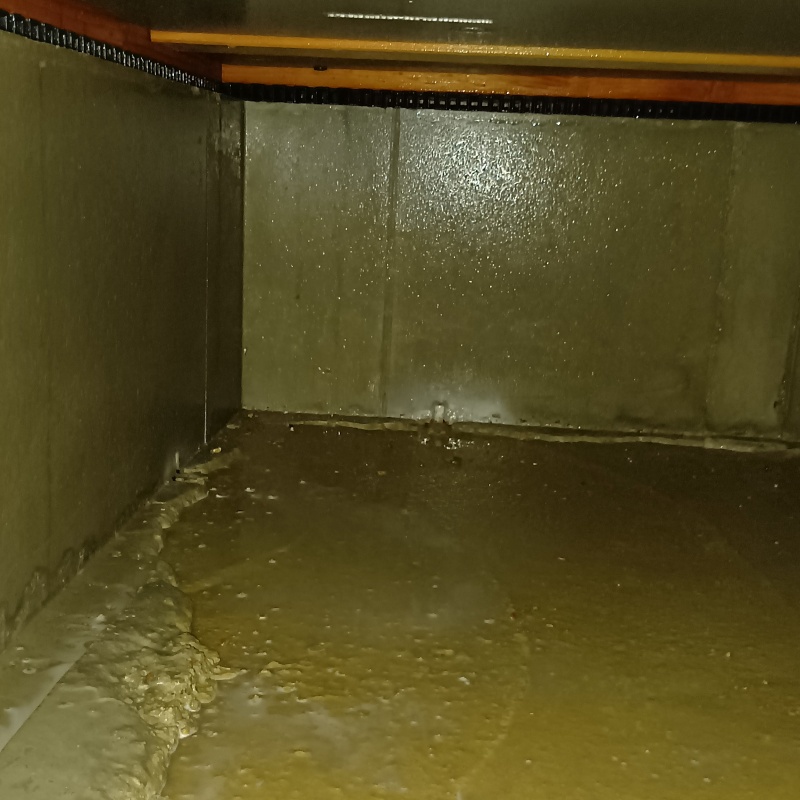 土壌処理が完了した様子