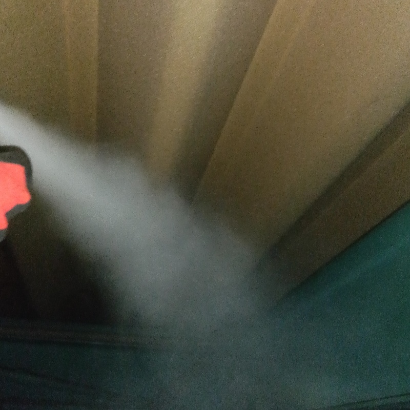 殺虫剤をスプレー