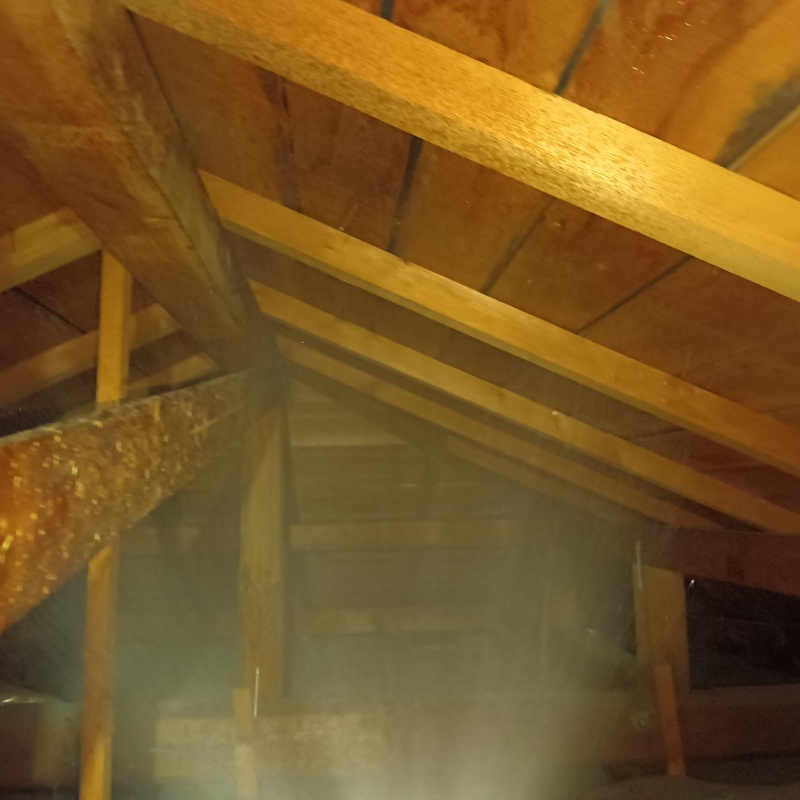 噴霧器で空間全体に除菌剤を散布