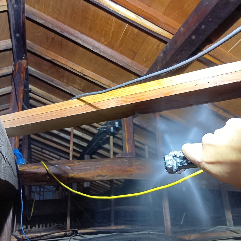 シロアリ駆除の施工事例（長崎県長崎市家野町）