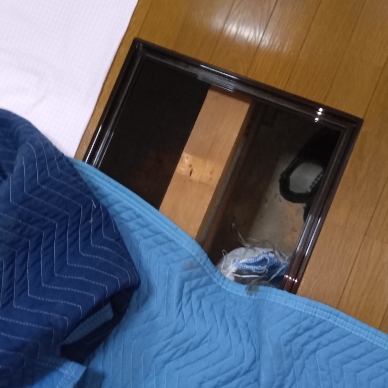 床下点検口を作成