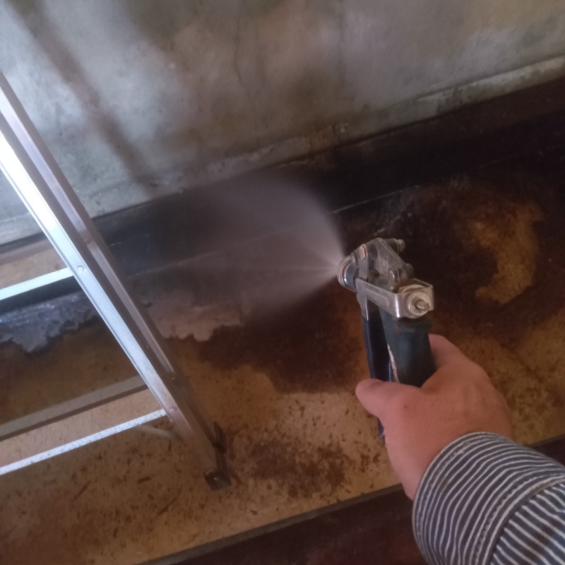 シロアリ予防の施工事例（兵庫県加東市秋津前山）