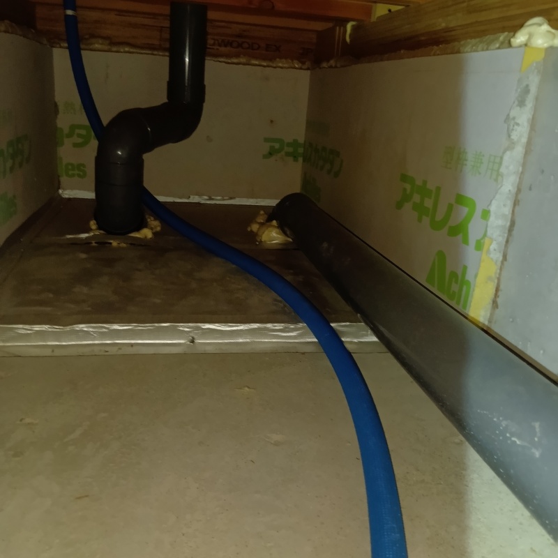 築年数11年のシロアリ予防の施工事例（福岡県福岡市西区野方）