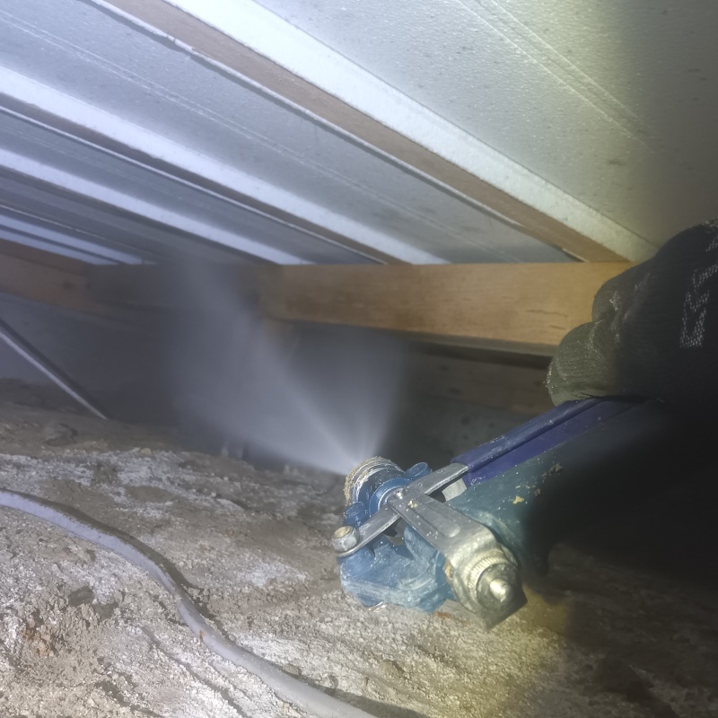 築年数40年のシロアリ駆除の施工事例（奈良県生駒市北新町）