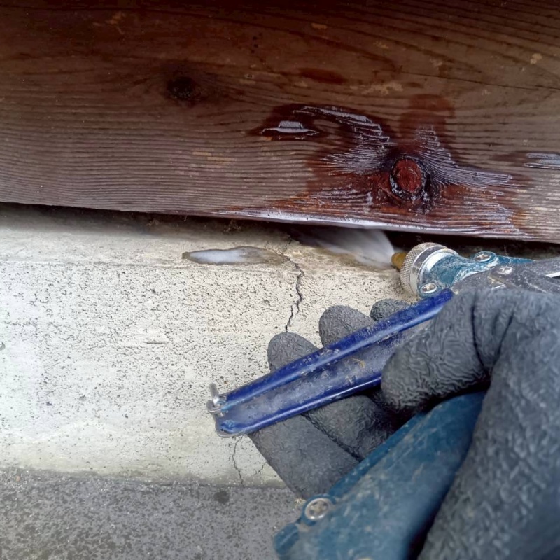 シロアリ駆除の施工事例（愛知県稲沢市稲葉）