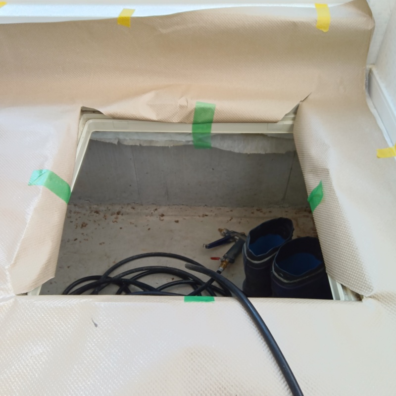 築年数10年のシロアリ予防の施工事例（鹿児島県鹿児島市田上）