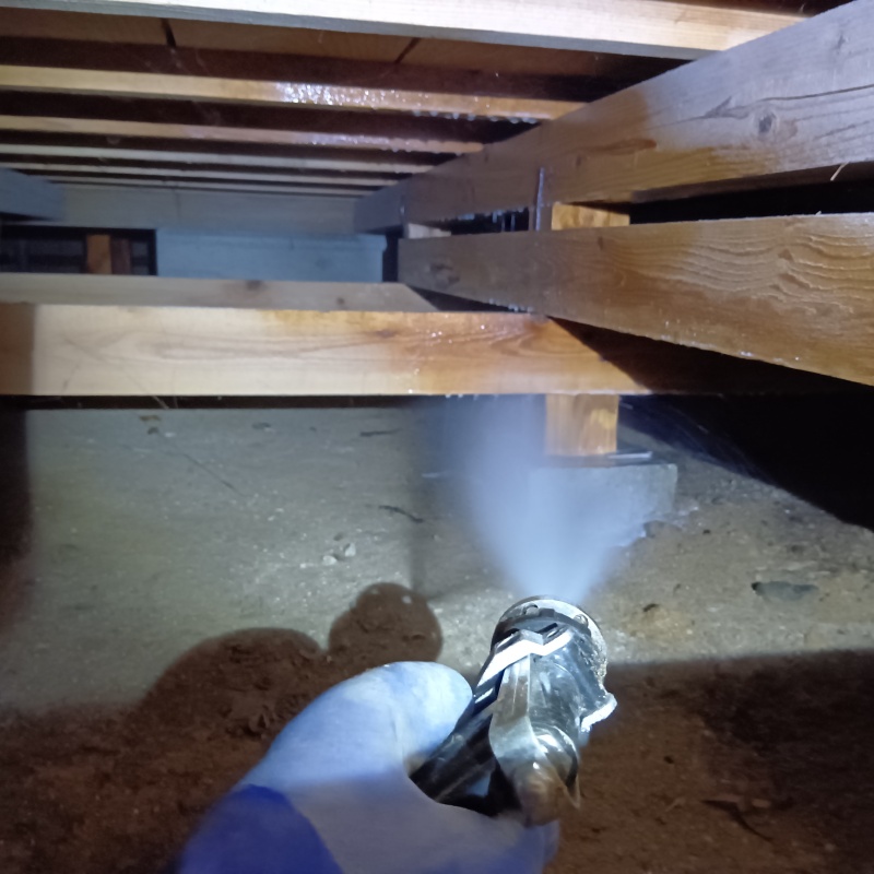 築年数35年のシロアリ予防の施工事例（茨城県水戸市堀町）