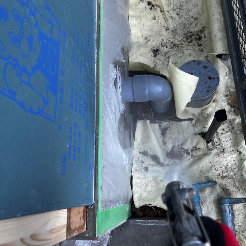 シロアリ予防の施工事例（埼玉県川越市寿町）