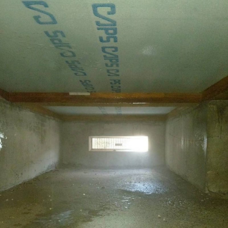 土壌処理が完了した様子