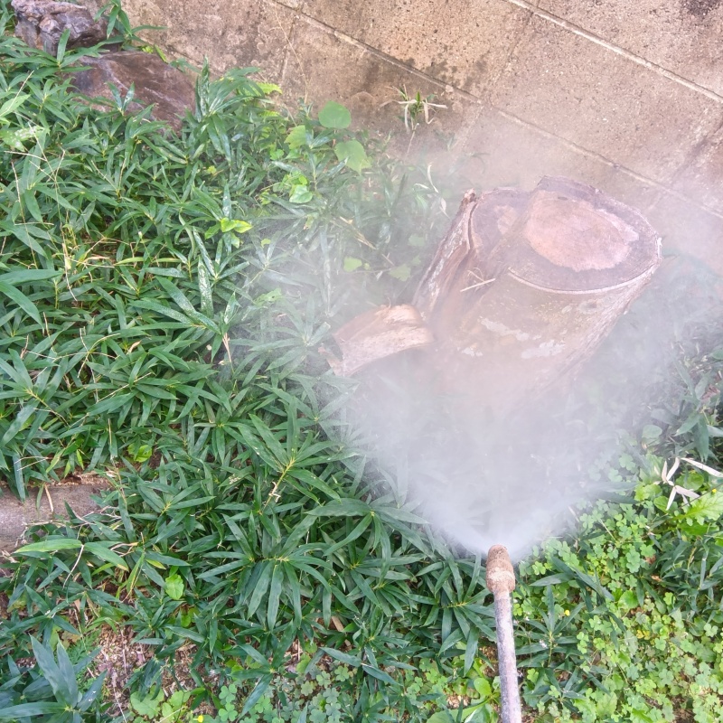 シロアリ予防の施工事例（和歌山県田辺市文里）