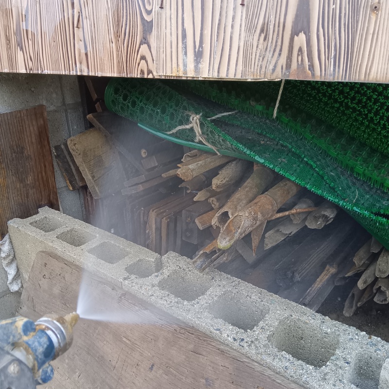 シロアリ駆除の施工事例（福岡県嘉麻市口春）