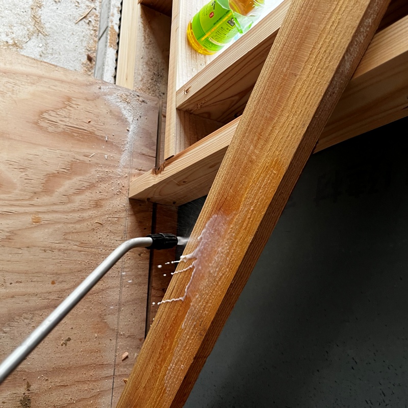 シロアリ予防の施工事例（埼玉県富士見市）