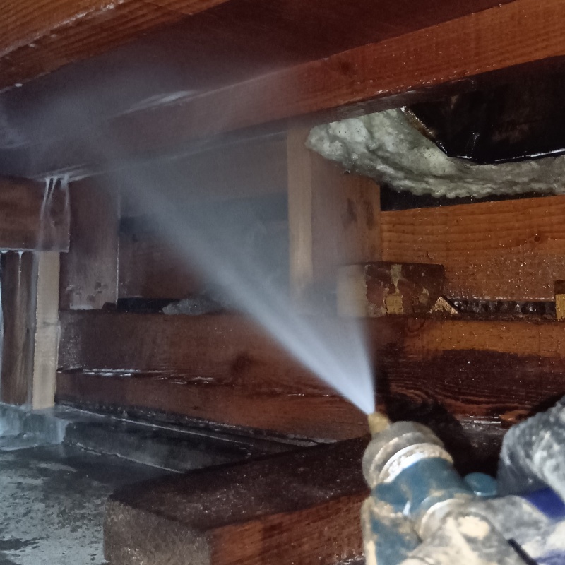 築年数50年のシロアリ駆除の施工事例（山梨県西八代郡市川三郷町市川大門）