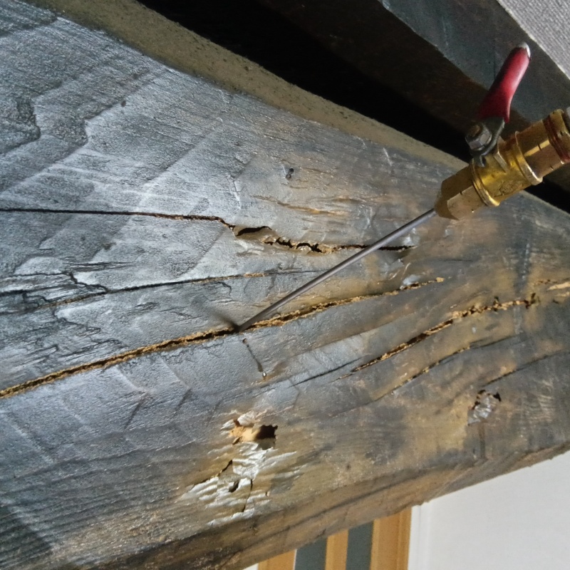 築年数160年のシロアリ駆除の施工事例（群馬県渋川市赤城町棚下）