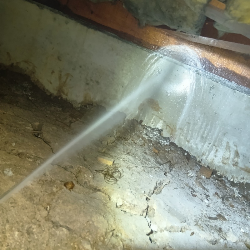 シロアリ予防の施工事例（千葉県千葉市花見川区長作町）