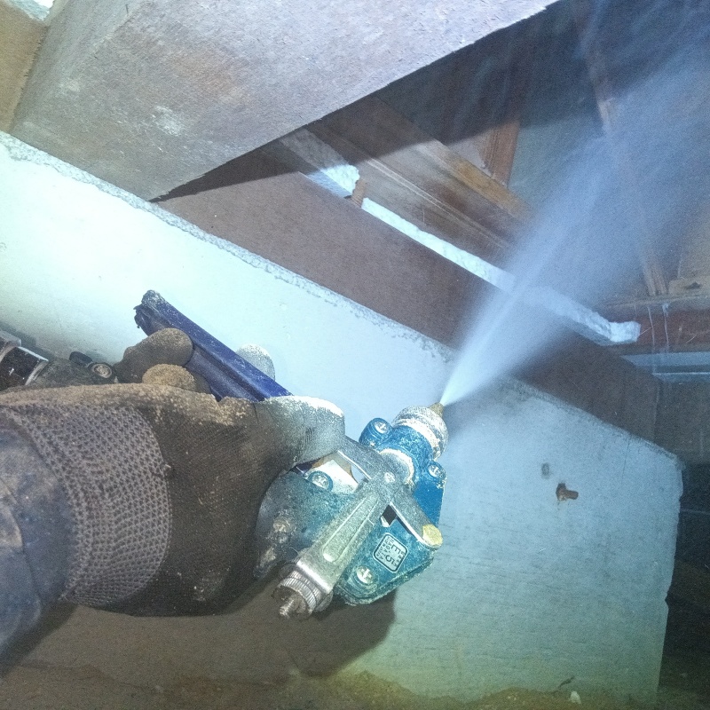 築年数45年のシロアリ駆除の施工事例（広島県東広島市高屋町高屋東）