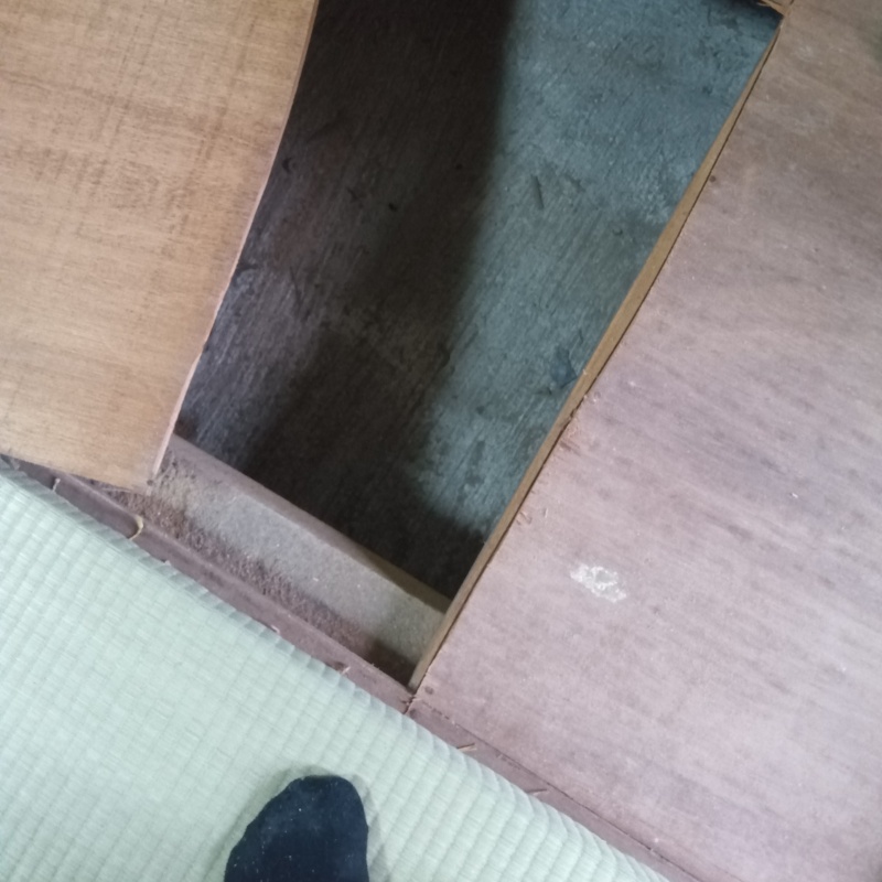畳の下に床下点検口を作成