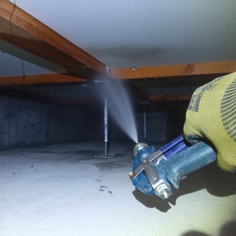 築年数17年のシロアリ予防の施工事例（山口県周南市川手）