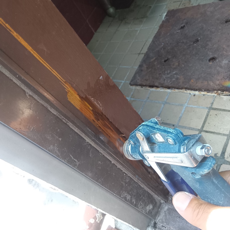 シロアリ予防の施工事例（広島県尾道市久保）