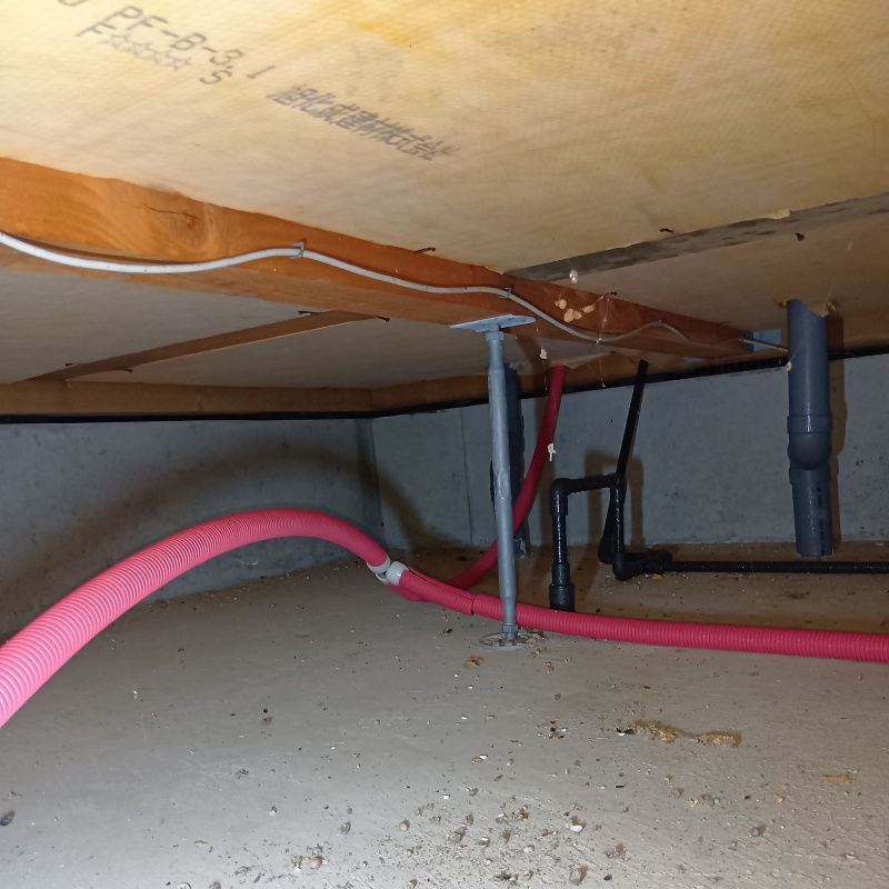 築年数11年のシロアリ予防の施工事例（鹿児島県指宿市東方）