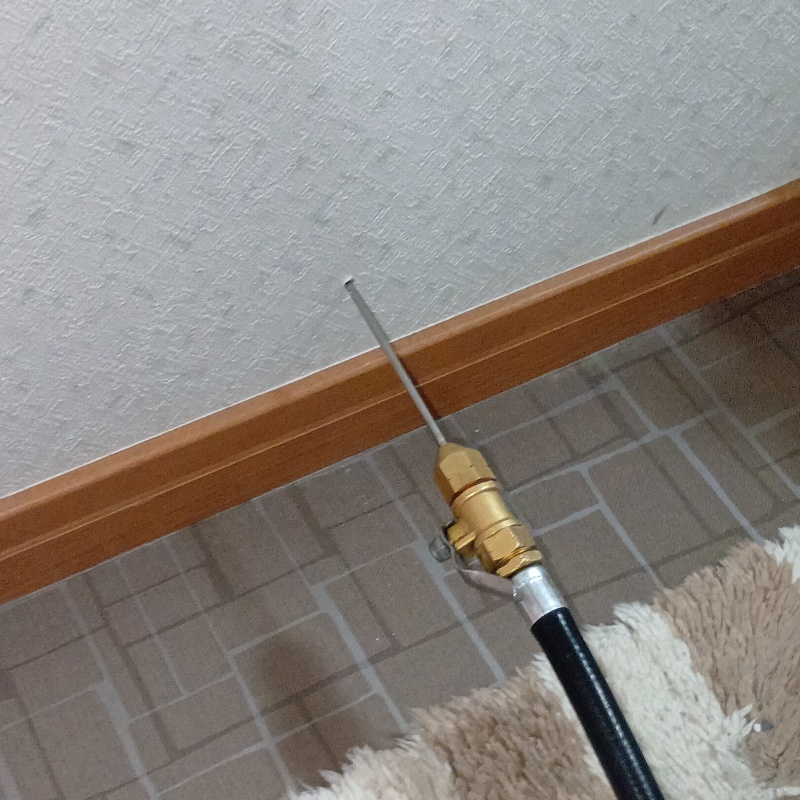 シロアリ駆除の施工事例（山梨県南アルプス市塚原）