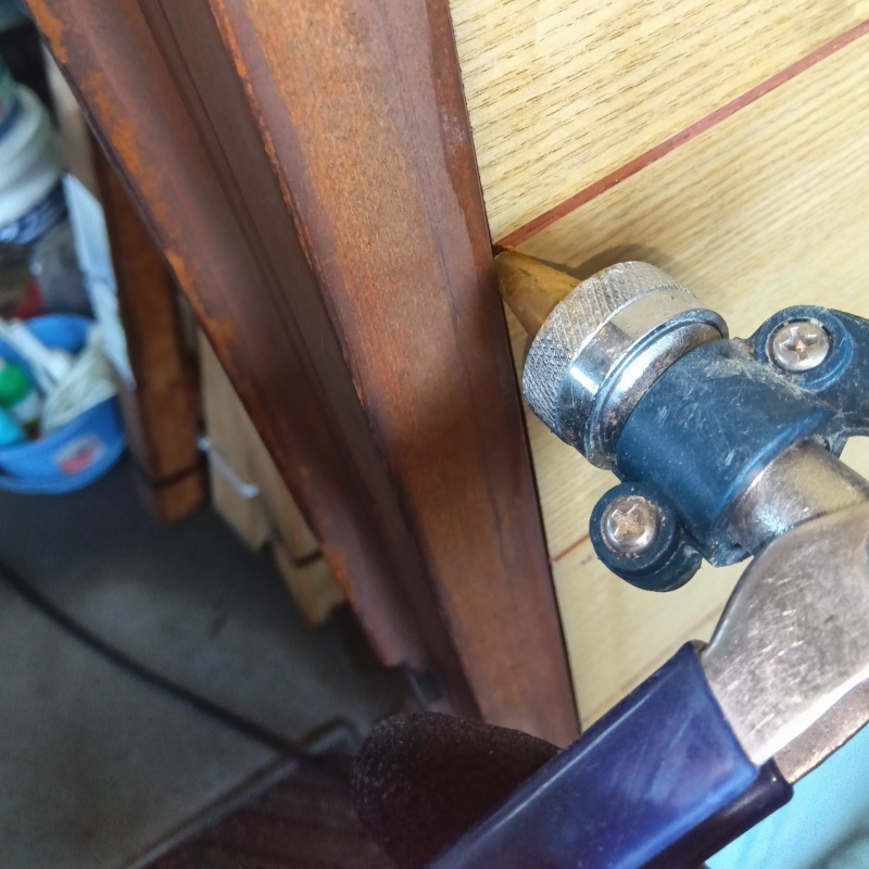 壁内部に直接シロアリ駆除剤を注入