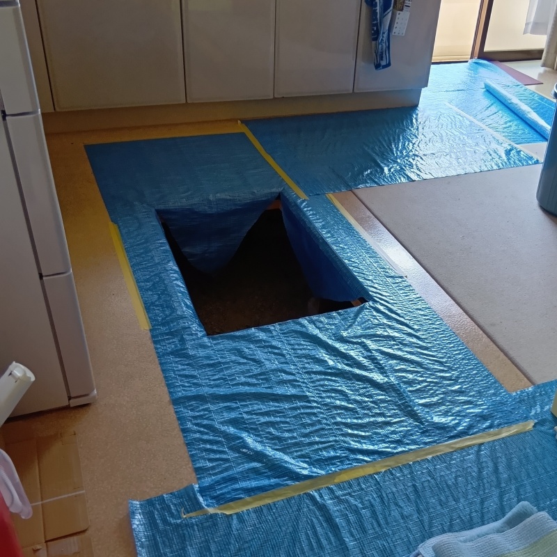 築年数26年のシロアリ駆除の施工事例（宮城県亘理郡山元町真庭真庭字みよ東）