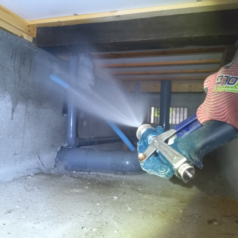 築年数40年のシロアリ駆除の施工事例（広島県東広島市豊栄町吉原）