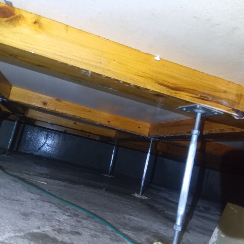 土壌処理が完了した様子