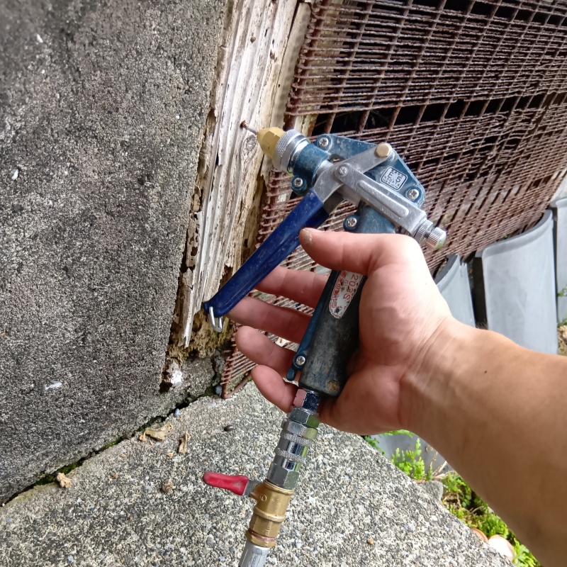 シロアリ駆除の施工事例（宮崎県児湯郡川南町大字川南）