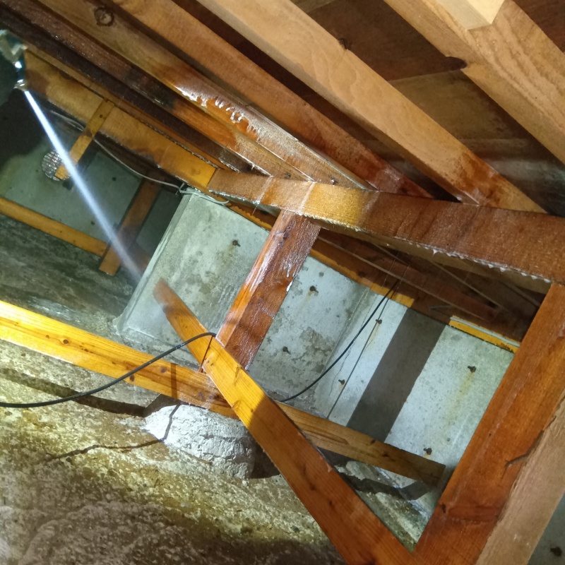 築年数30年のシロアリ駆除の施工事例（静岡県伊東市）