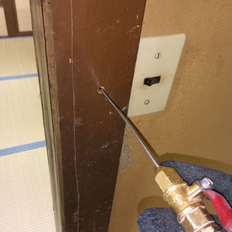 シロアリ駆除の施工事例（静岡県伊豆市）