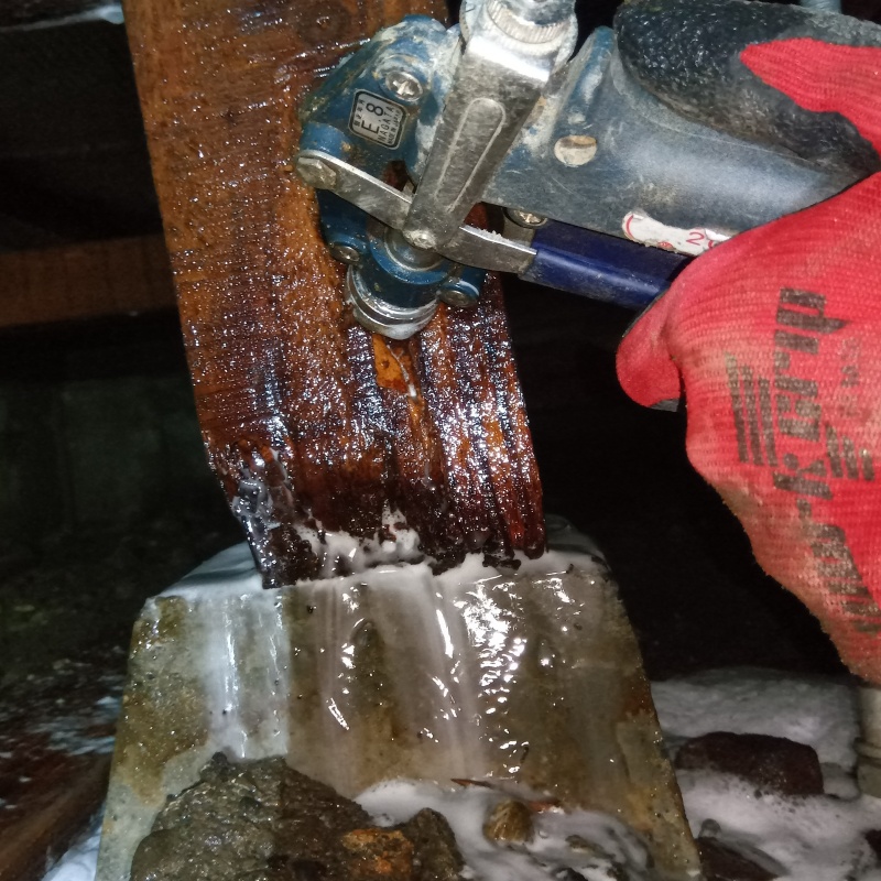 築年数40年のシロアリ駆除の施工事例（静岡県静岡市清水区宮下町）