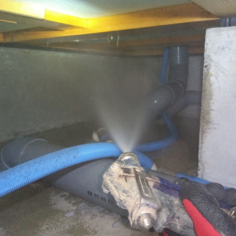 築年数12年のシロアリ予防の施工事例（静岡県焼津市小土）