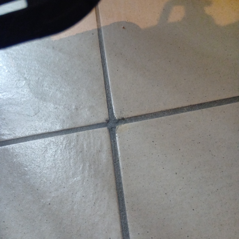 穿孔処理の穴をふさいだ様子