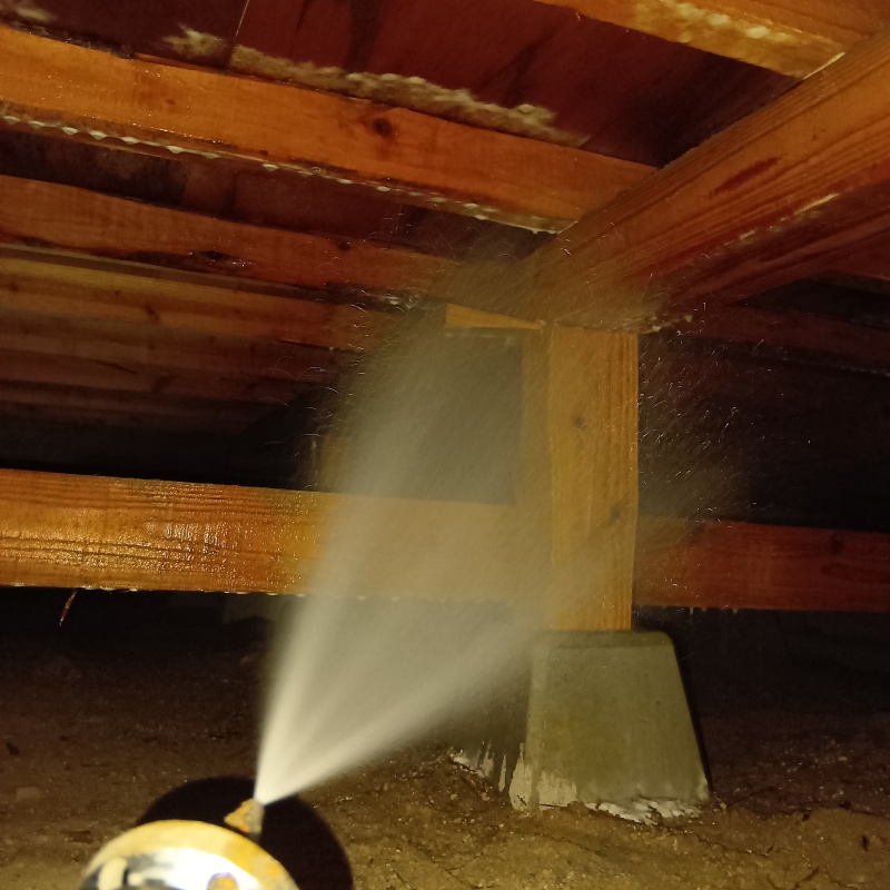 築年数40年のシロアリ予防の施工事例（福岡県糟屋郡篠栗町尾仲）