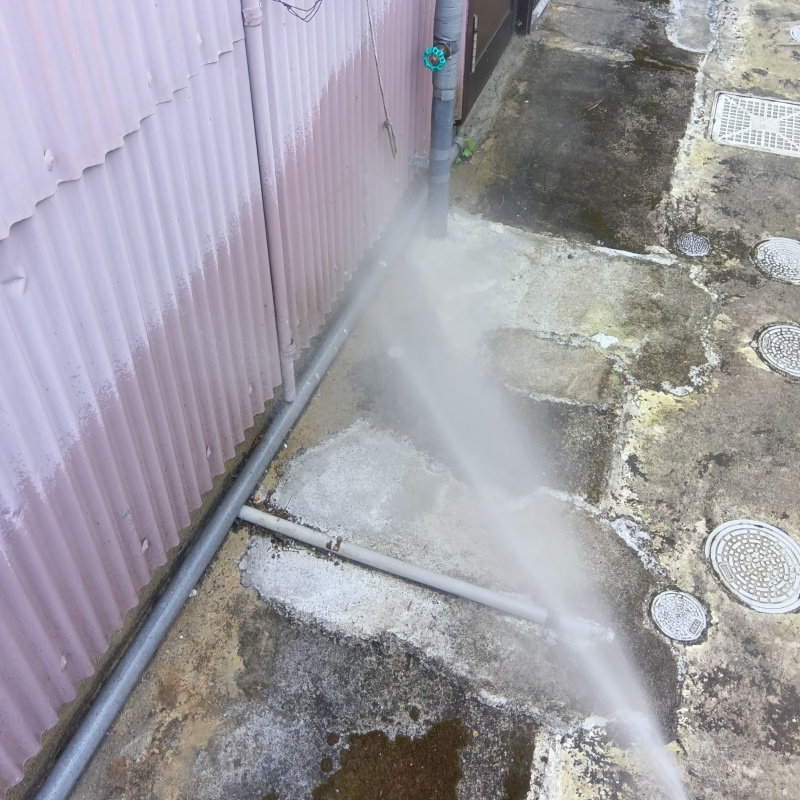 築年数56 年のシロアリ予防の施工事例（岐阜県岐阜市）