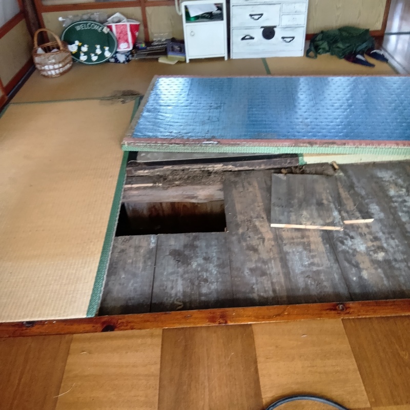 築年数66年のシロアリ駆除の施工事例（山形県東置賜郡高畠町）