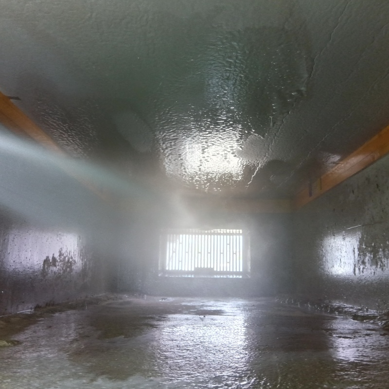 床下の土壌・基礎に防蟻剤を散布