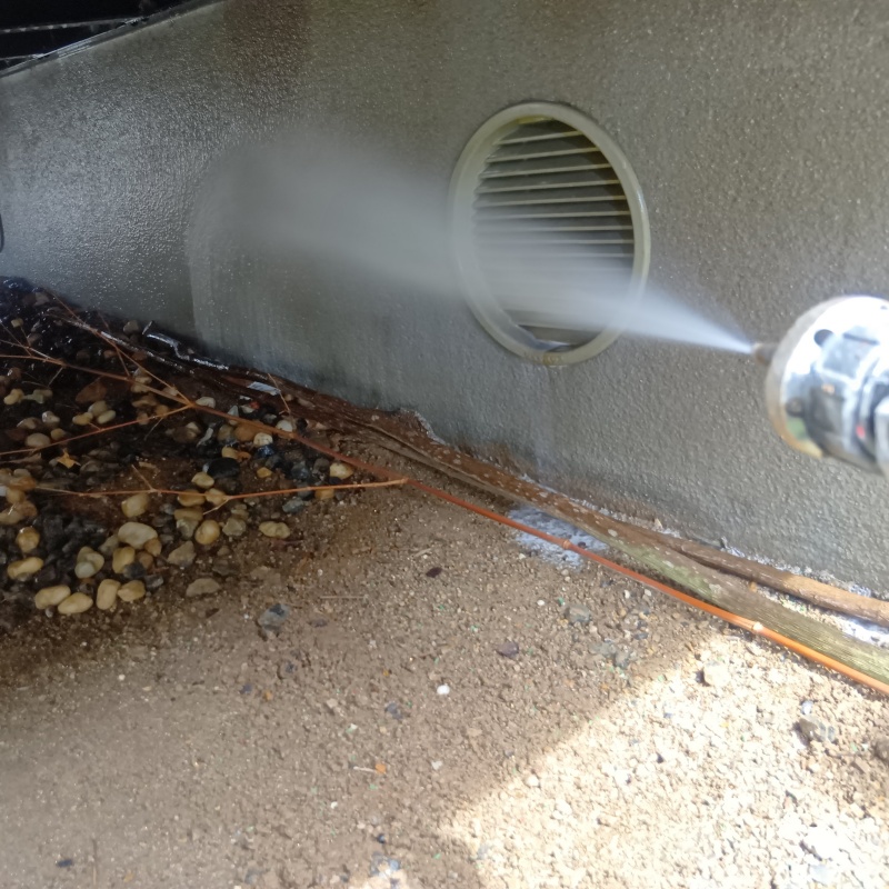 築年数30年のシロアリ予防の施工事例（福岡県北九州市八幡西区星ケ丘）