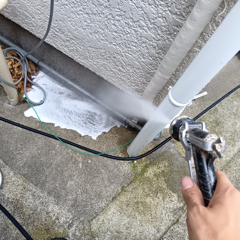 築年数30年のシロアリ駆除の施工事例（福岡県久留米市国分町）